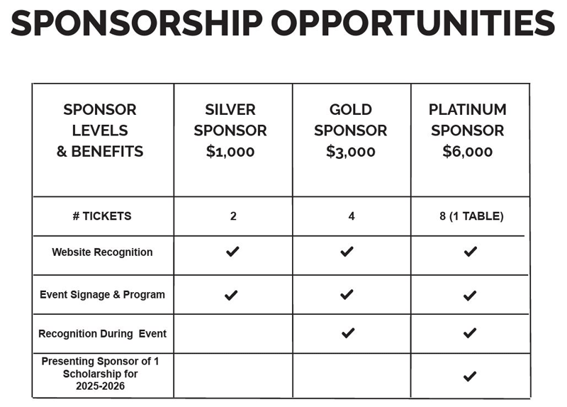 Gala Sponsorships